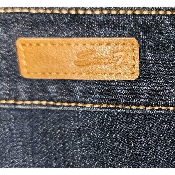 NWT! Women's Seven7 Luxe Limited Edition Boot Cut Stretch Blue Jeans Size 16 - Picture 7 of 9